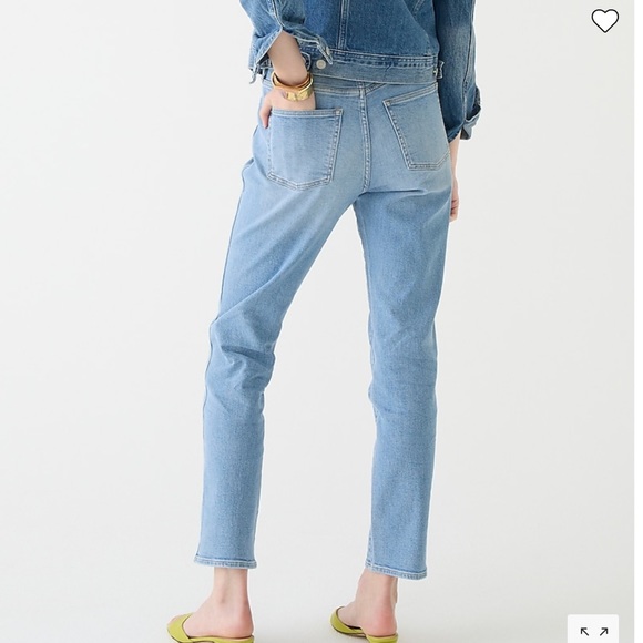 NWT J. Crew Vintage Slim- Straight Jean in Aqua Marina Wash - Picture 2 of 10